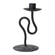 Load image into Gallery viewer, Hand-Forged Iron Abstract Shaped Taper Holder
