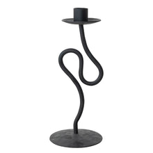 Load image into Gallery viewer, Hand-Forged Iron Abstract Shaped Taper Holder
