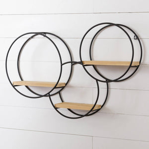 Three Circles Wall Shelf