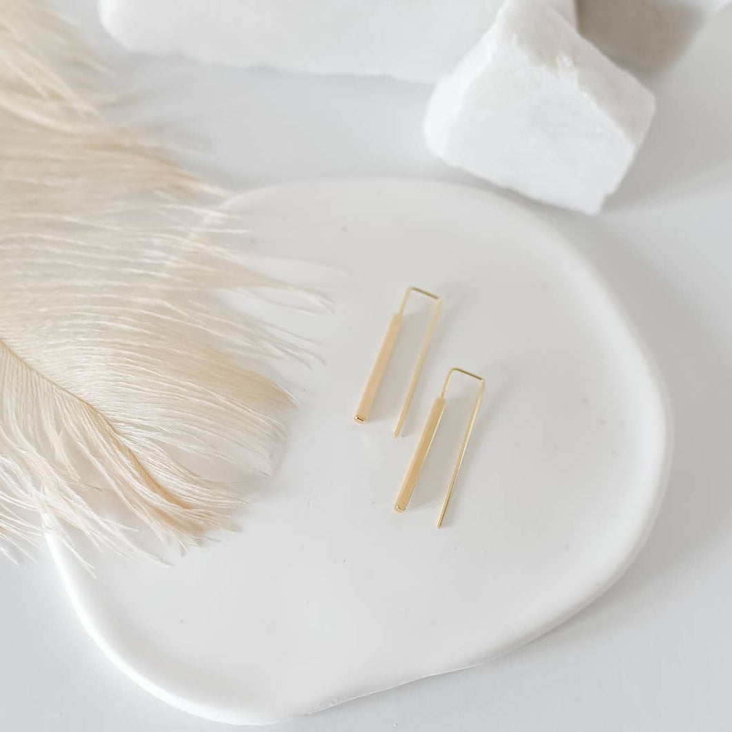 Ellie Gold Plated Earrings