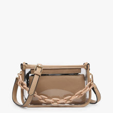Load image into Gallery viewer, Jessica Clear Crossbody w/ Chain
