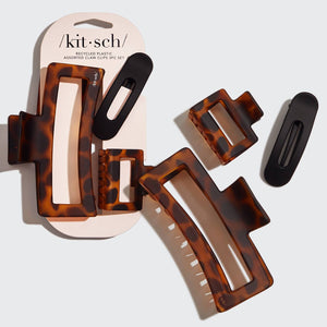 Recycled Plastic Assorted Claw Clip