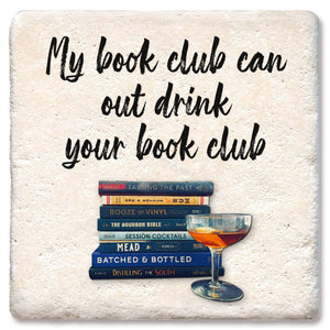 My Book Club Coaster