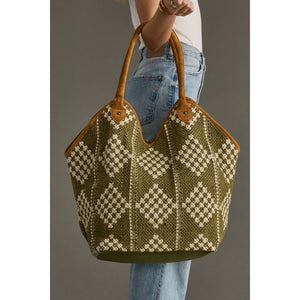 Diamond Pattern Tote