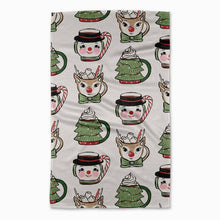 Load image into Gallery viewer, Holiday Geometry Towels

