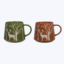 Load image into Gallery viewer, Stoneware Deer Mug
