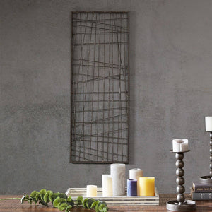 Vintage Industrial Metal Frame Wall Decor Accent