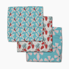 Load image into Gallery viewer, Holiday Geometry Kitchen &amp; Dish Towels
