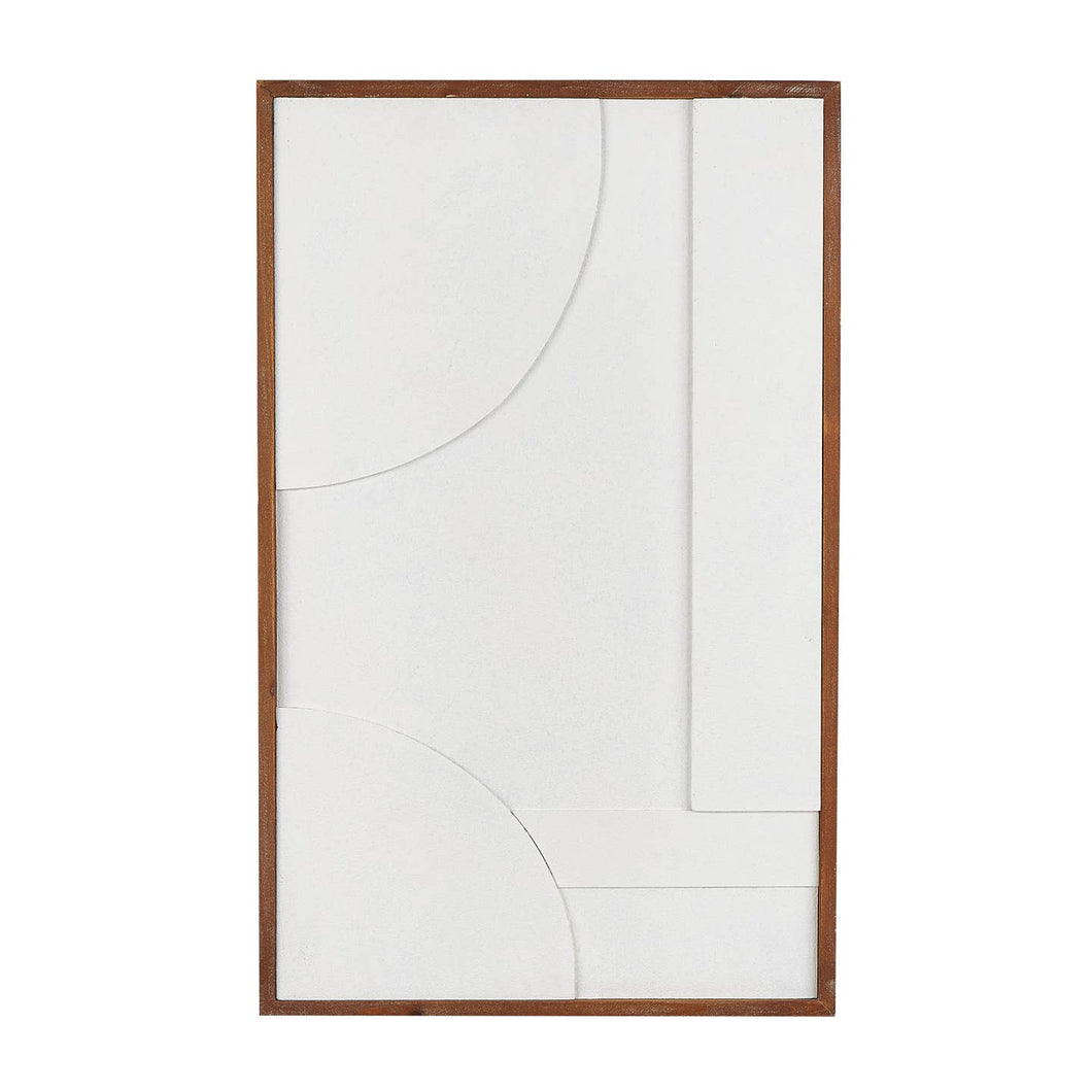 Natural White Wood Wall Decor