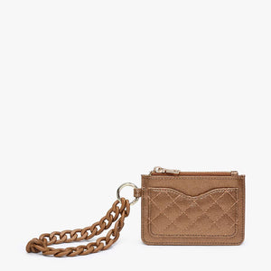 Rhodes Quilted Wallet w/ Chain Bangle