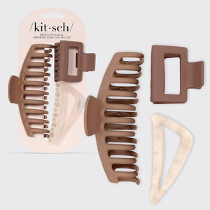 Recycled Plastic Assorted Claw Clip