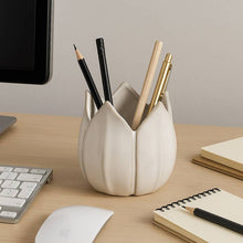 Load image into Gallery viewer, Ceramic Decorative Blooming Tulip Pencil Cup
