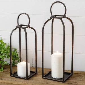 Arched Black Lanterns