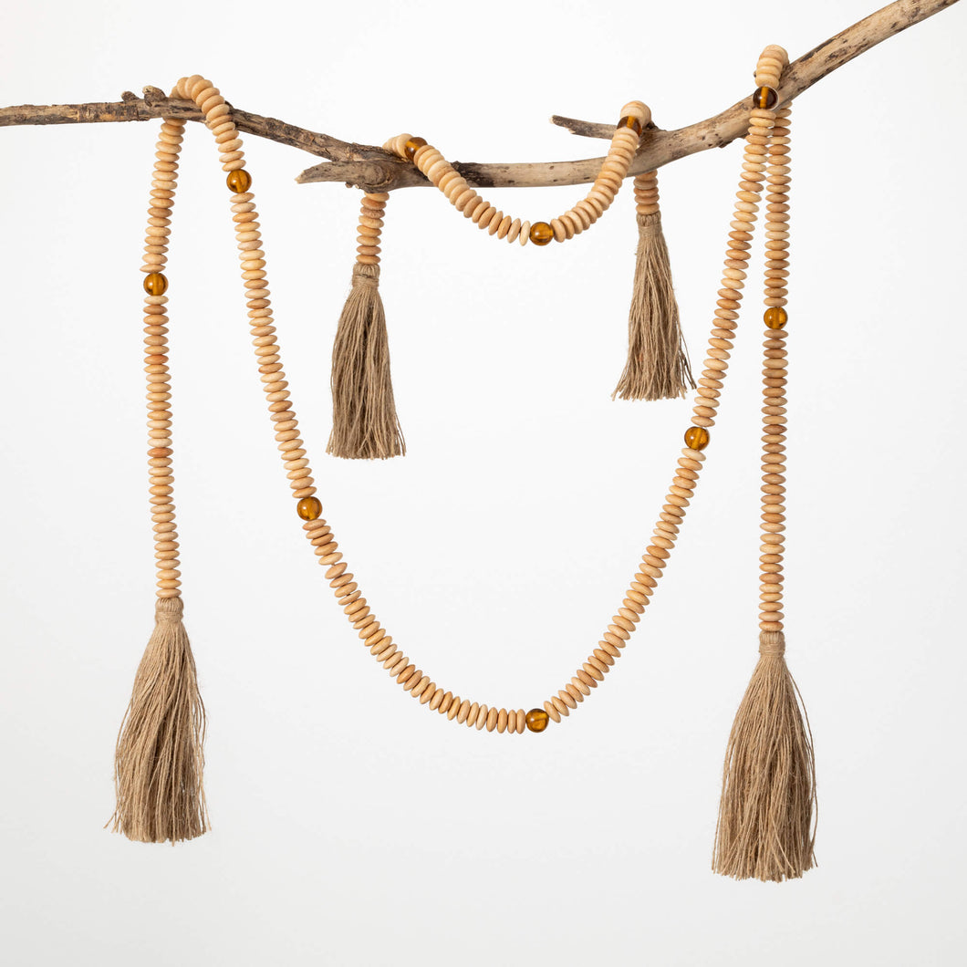 Amber Beaded Garland