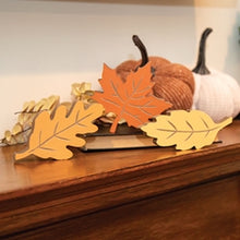 Load image into Gallery viewer, Carved Wooden Carved Leaves
