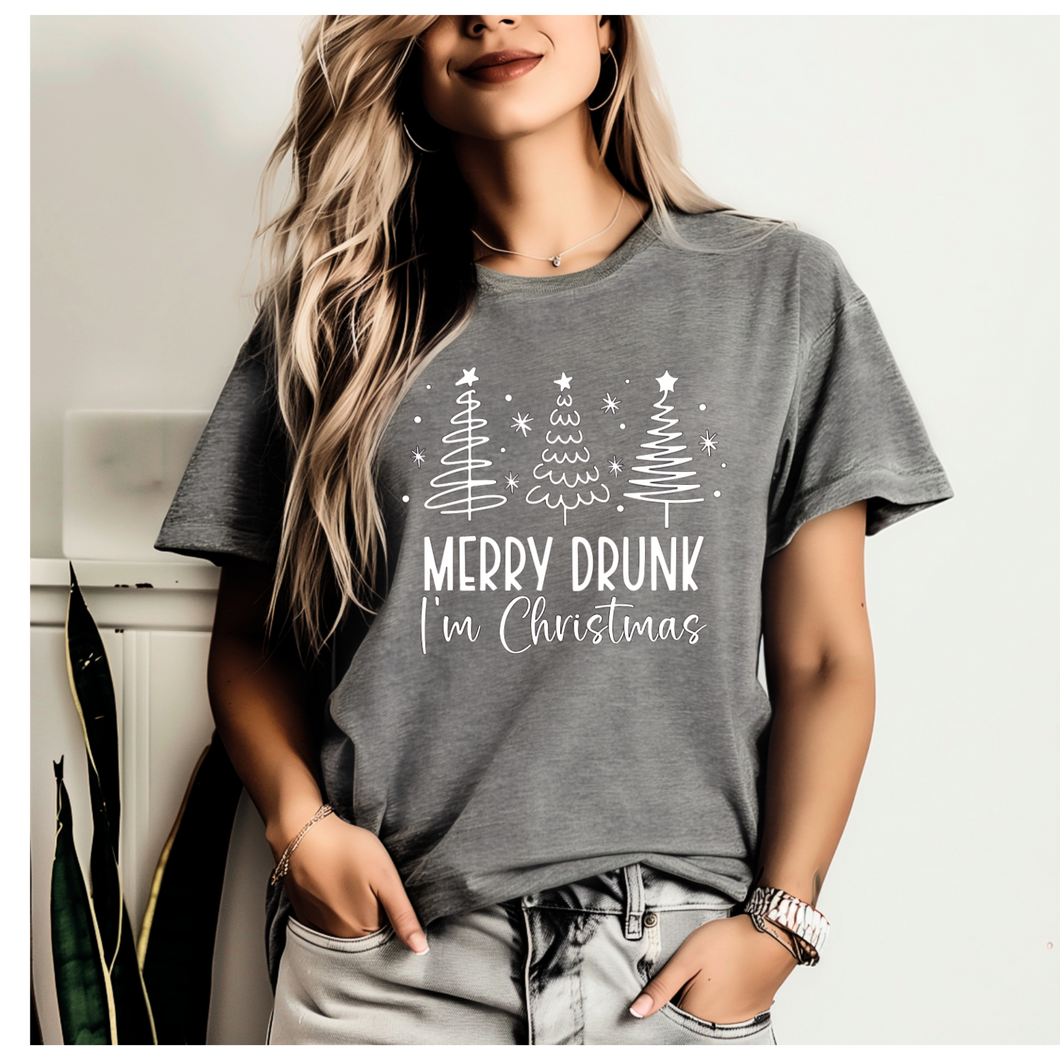 Merry Drunk I'm Christmas Shirt