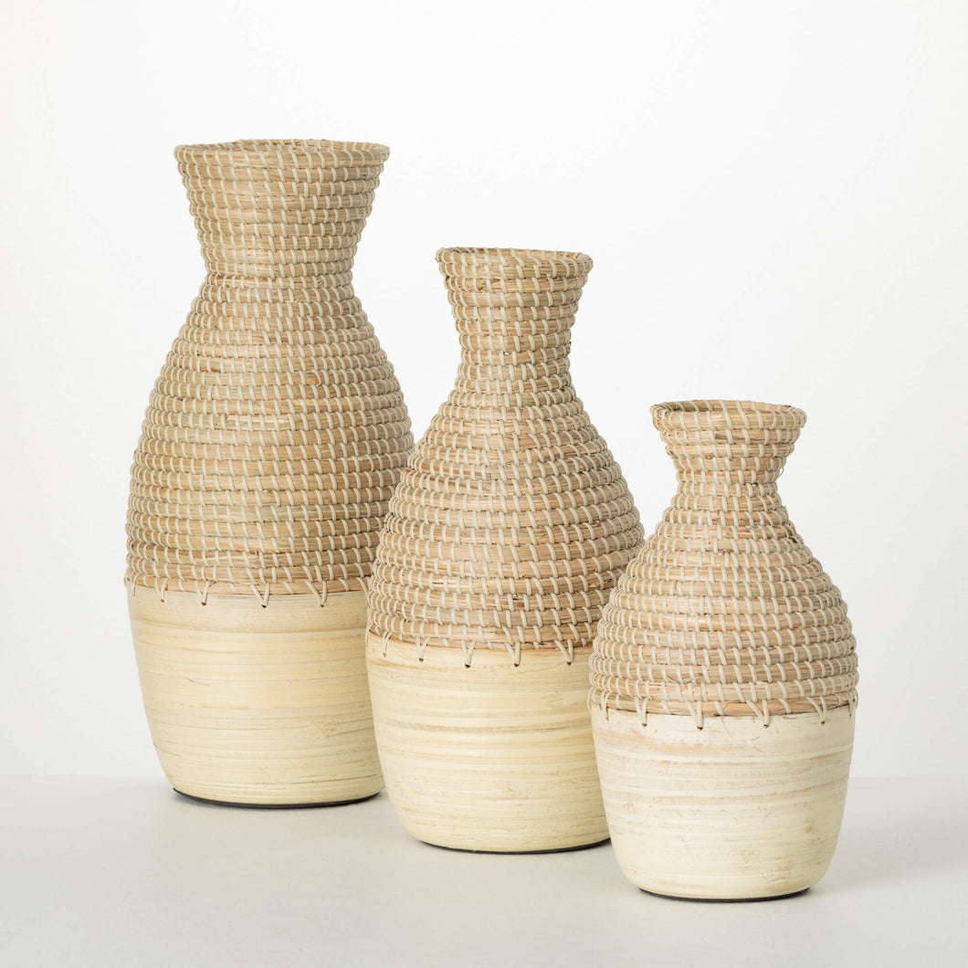 Natural Woven Vase