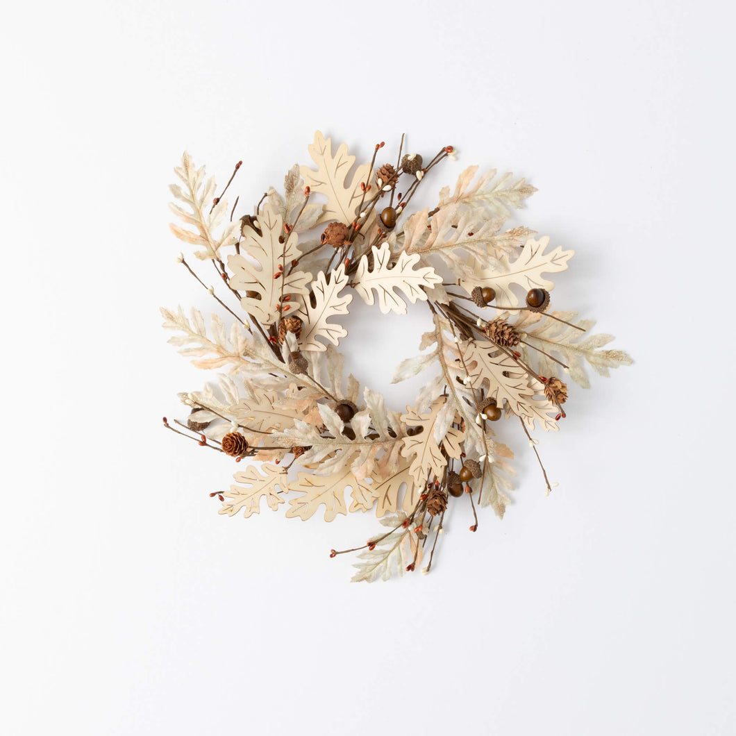 Oak Leaf Candle Ring