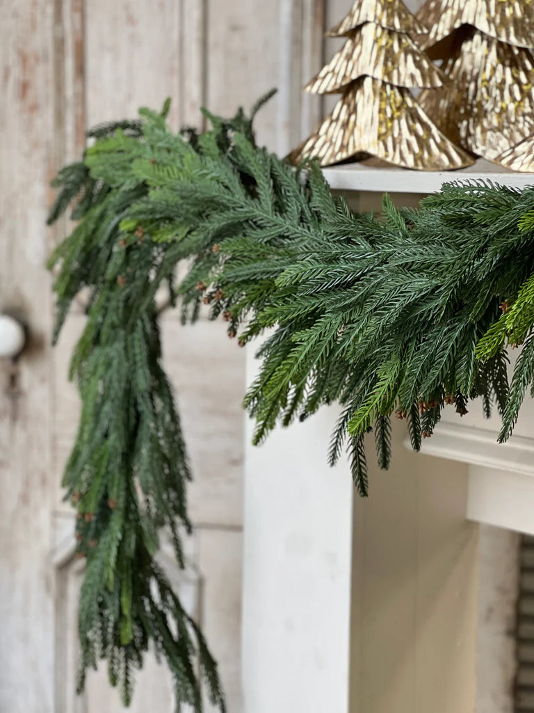 6' Norfolk Cascade Garland