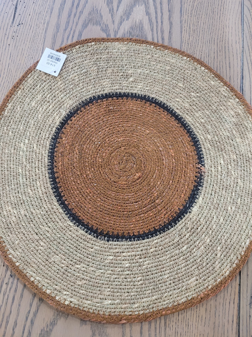 Spice Garden Seagrass Placemat Round