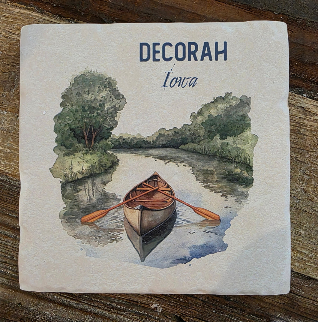 Decorah, IA River Canoe Coaster