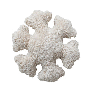 Cotton Tufted Snowflake Shaped Pillow
