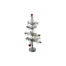 Load image into Gallery viewer, Tinsel Tree with Multi Color Ball Ornaments
