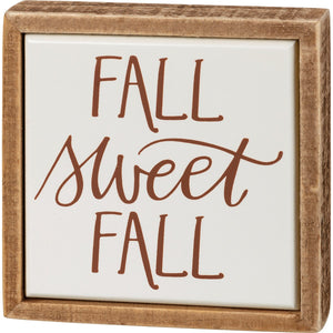 Fall Sweet Fall Box Sign
