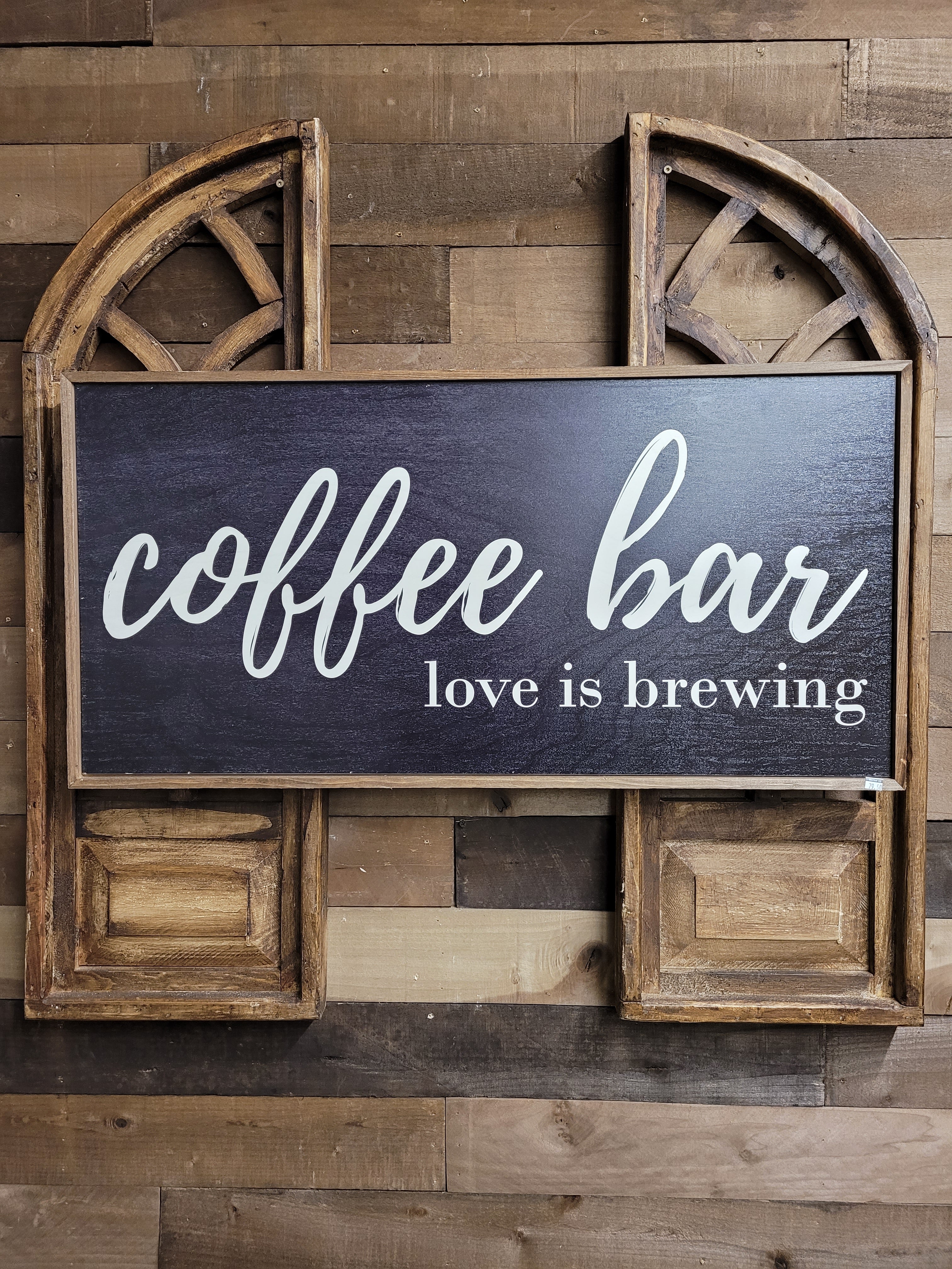 Coffee Bar Love is Brewing SIGN Coffee Bar SIGN Gift 