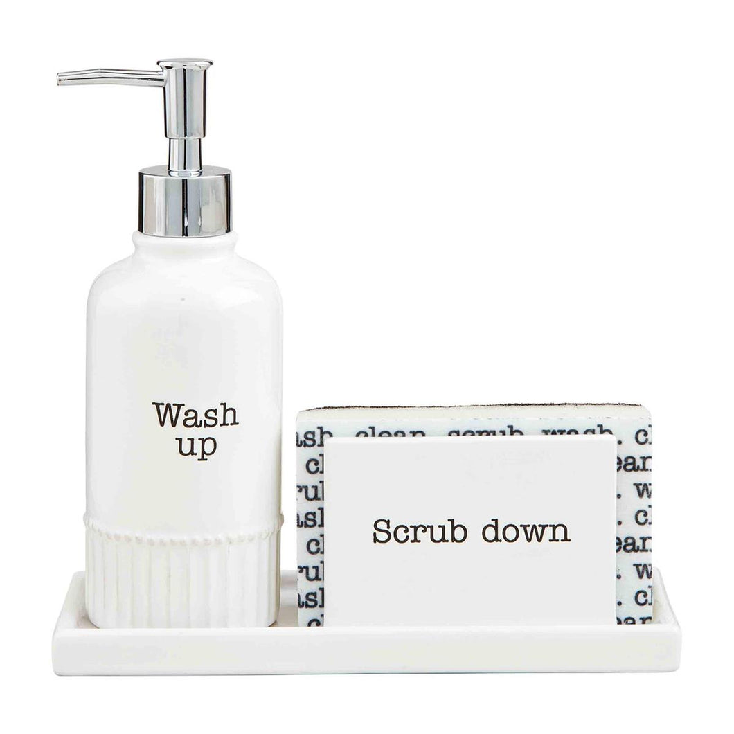 Soap & Sponge Holder Set