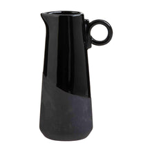 Load image into Gallery viewer, Black Stoneware Bud Vase
