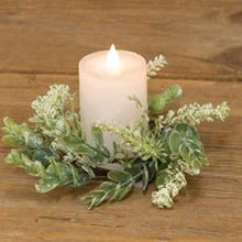 Load image into Gallery viewer, Mini Succulent &amp; Flower Candle Ring

