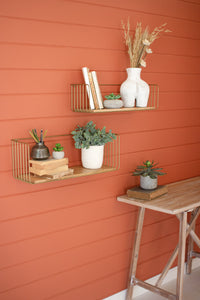 Wood & Wire Shelf