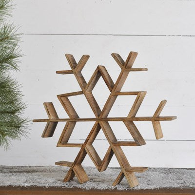 Wood Snowflake 16