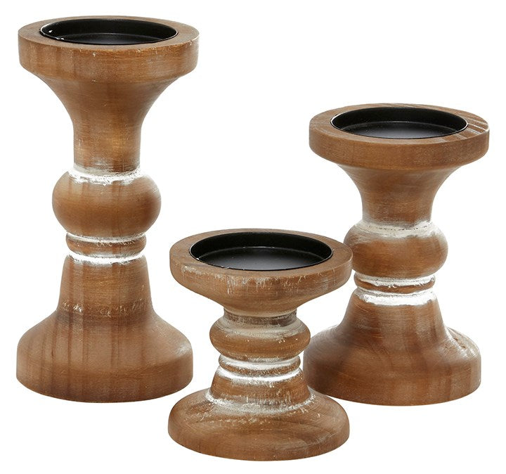 Brown Candle Holders