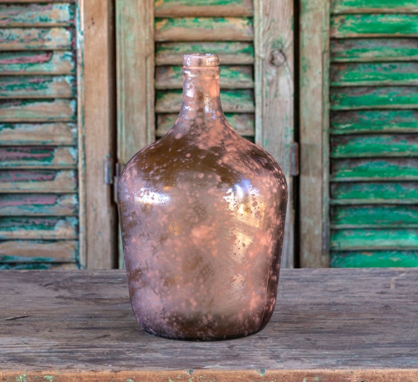 Decorative Burnished Bourbon Bottle