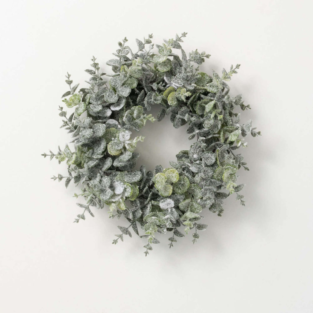 Snowy Eucalyptus Wreath