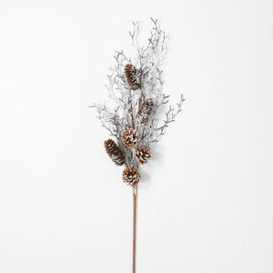 Iced Pinecone Twig Pick