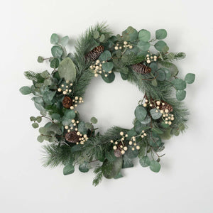 Dusted Pine Berry Wreath