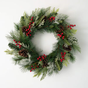 Pine and Berry Wreath