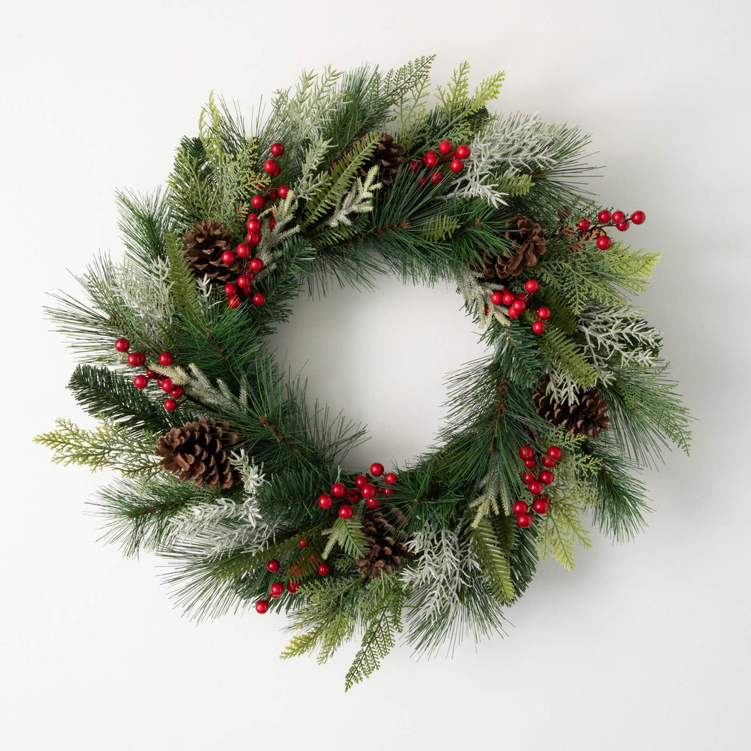 Pine and Berry Wreath